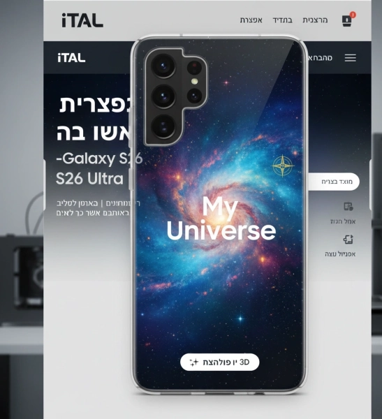 הגנה אולטימטיבית עם טאץ' אישי: כיסויים בהתאמה אישית ל-Galaxy S26 Ultra