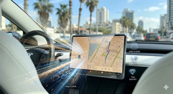 מגן מסך זכוכית לטסלה מודל 3 מגן המסך החזק בעולם עם אחריות לכל החיים! 🏎️💎