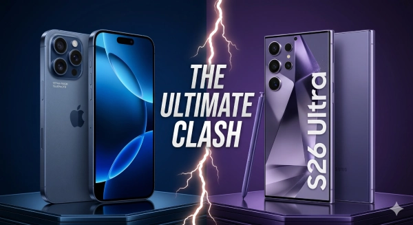מלחמת הענקים: iPhone 17 Pro Max מול Galaxy S26 Ultra – מי לוקח את הכתר? 👑